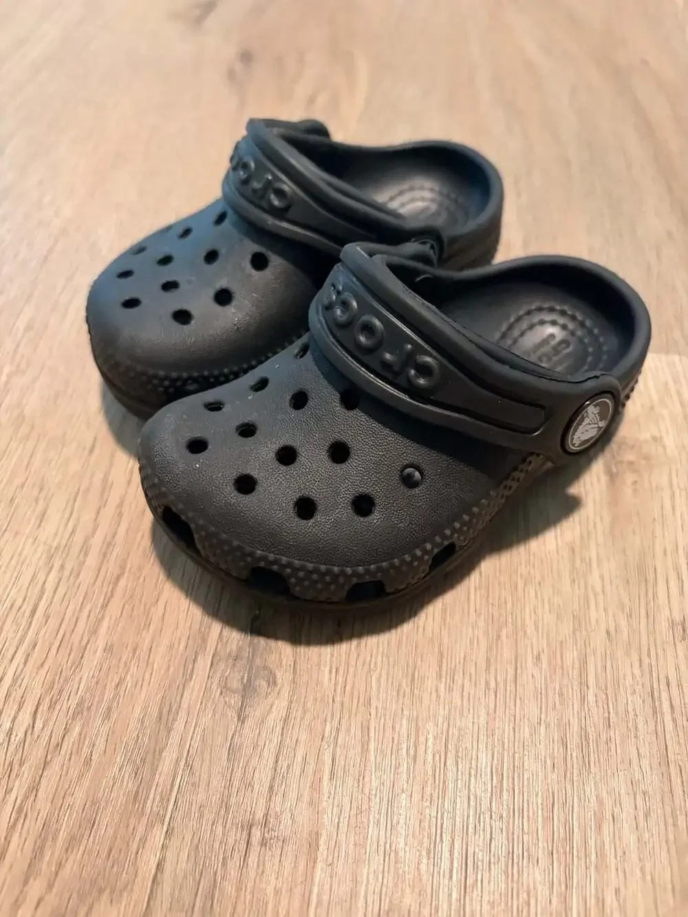 Crocs Classic Littles Clog for Infants and Toddlers - Black 5C